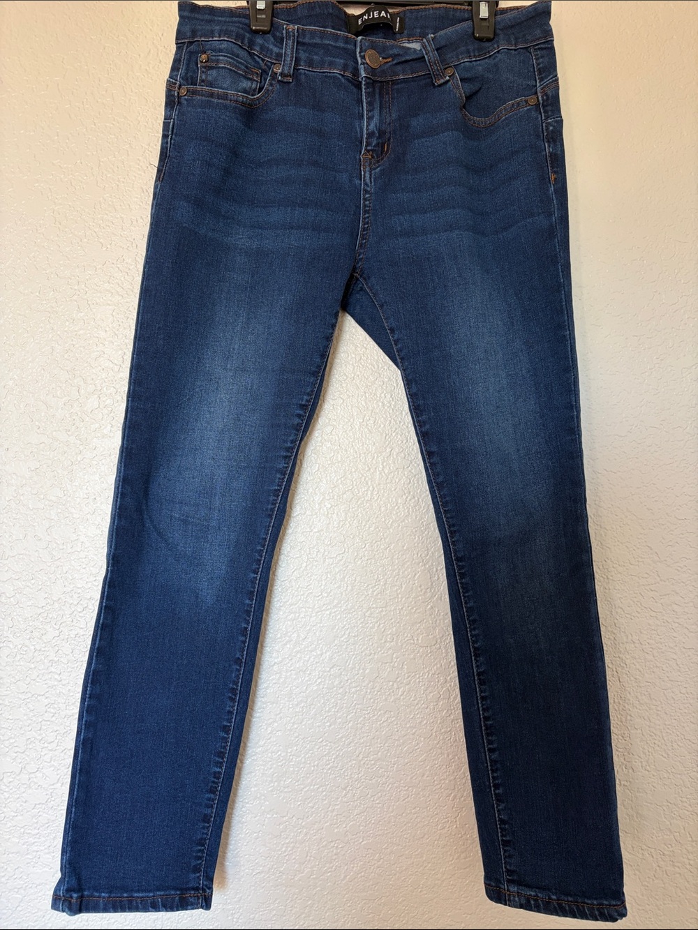 Dark Blue Women's Stretch Jeans - Unbranded